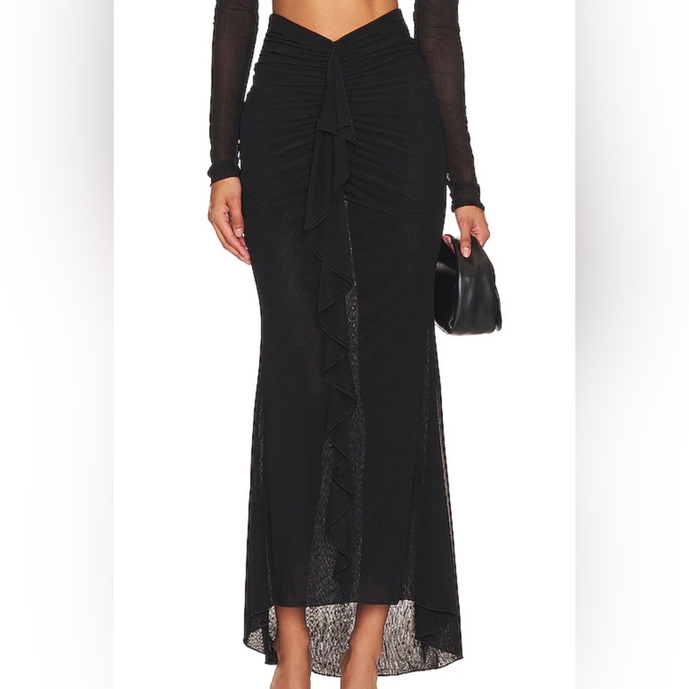 NBD -  Deepa Maxi Skirt in Black.